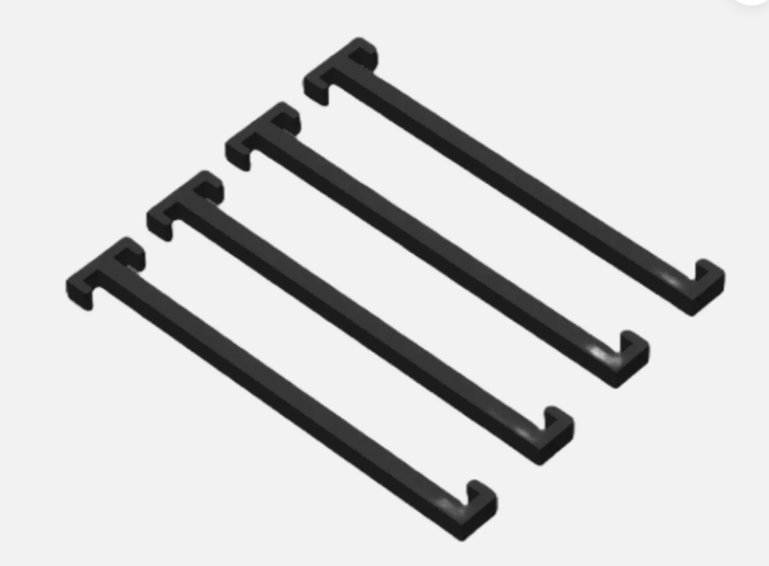 Set of 2 Show Plate Clip Holders